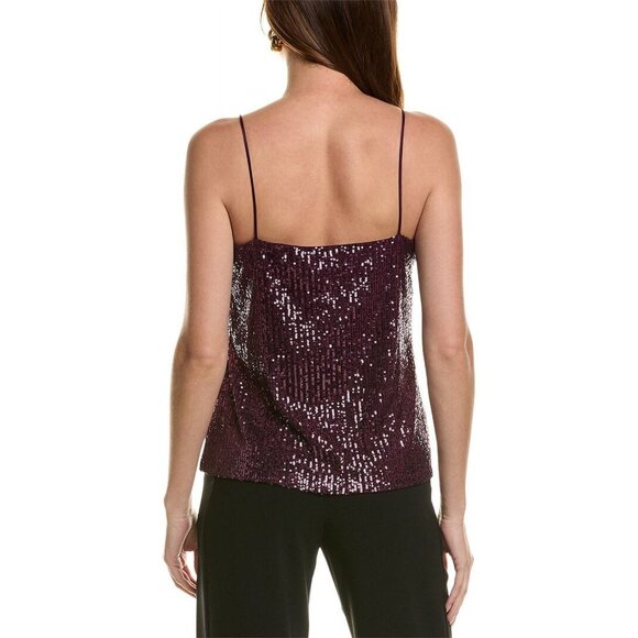 Anne Klein womens V-Neck Cami, l, Purple Size L MSRP $69 - Picture 2 of 2